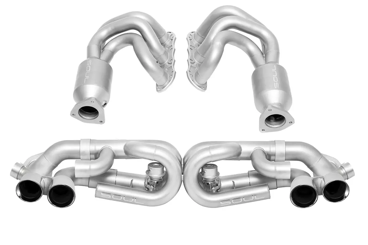 Soul 12-16 Porsche 991.1 Carrera Base (Without Pse) Street Package - Polished Chrome Tips - W/ Vc 1