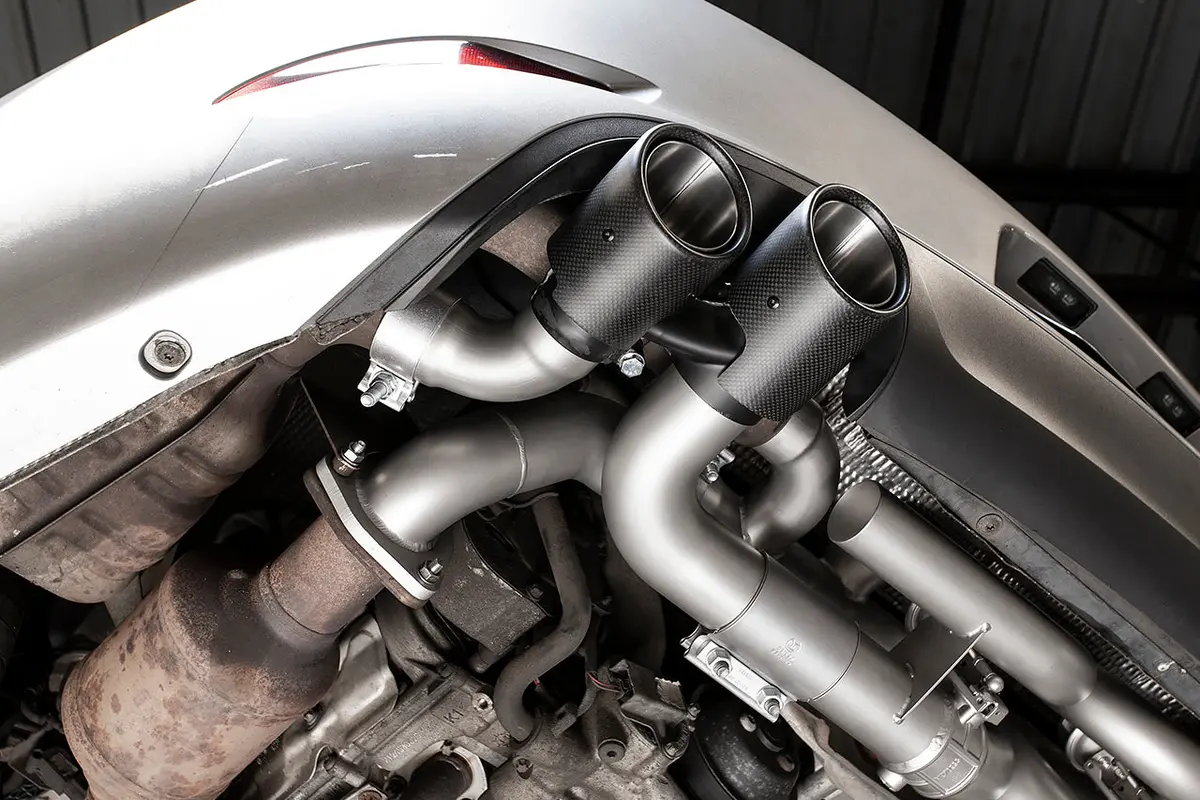 Soul 12-16 Porsche 991.1 Carrera Base (Without Pse) Valved Perf.Exhaust - Cf Tips - W/ Vc 1