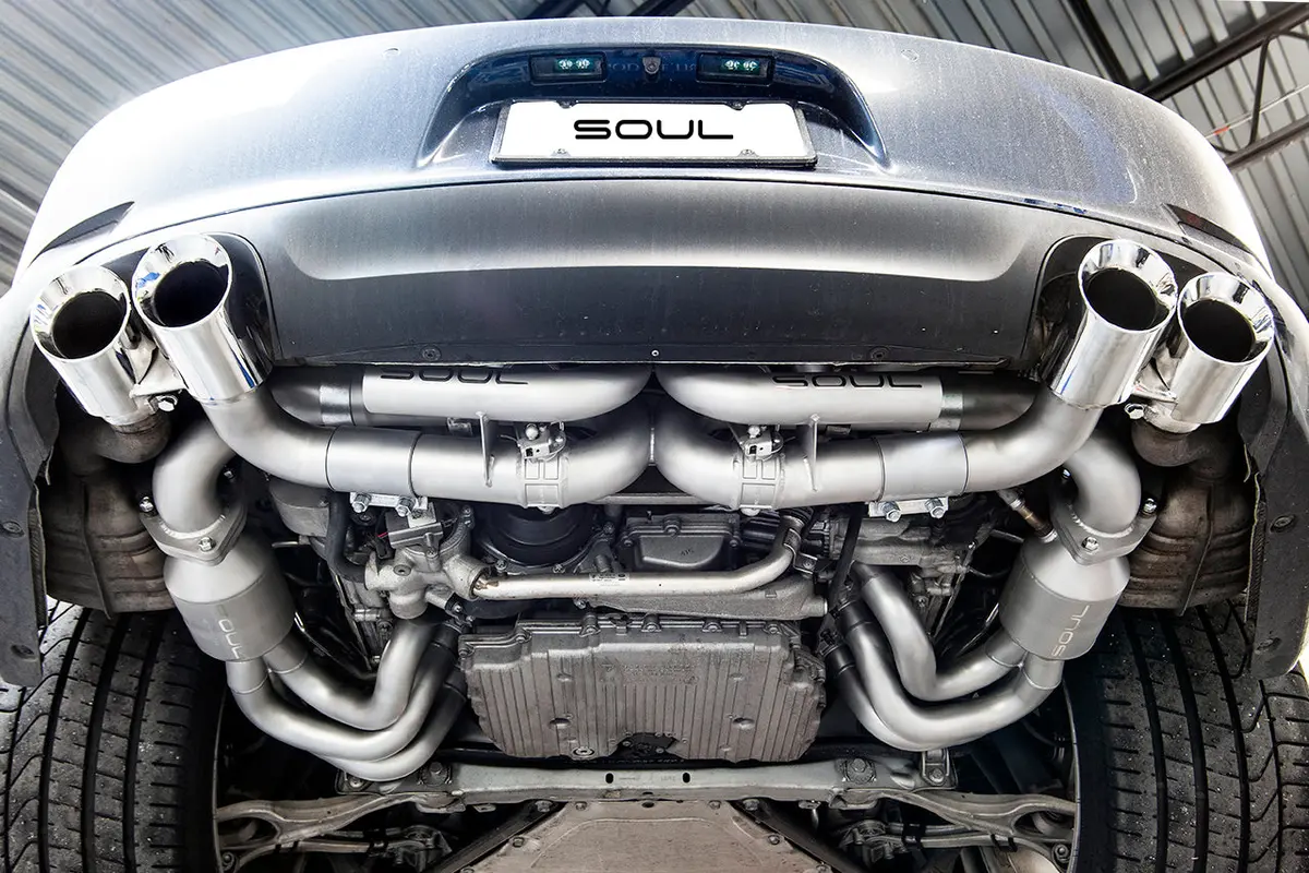 Soul 12-16 Porsche 991.1 Carrera Base / S / Gts (W/ Pse) Street Package - Polished Chrome Tips 1
