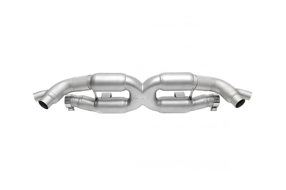 Soul 13-19 Porsche 991.1 Turbo X-Pipe Exhaust - Reuse Factory Tips 1