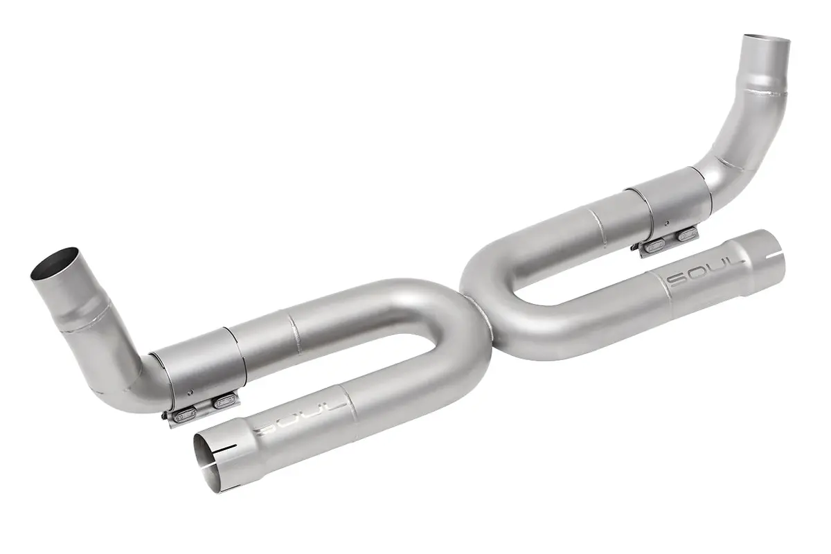 Soul 17-19 Porsche 991.2 Carrera (Non-Pse) Perf. Exhaust W/O Drone Tubes - Base - Reuse Tips 1