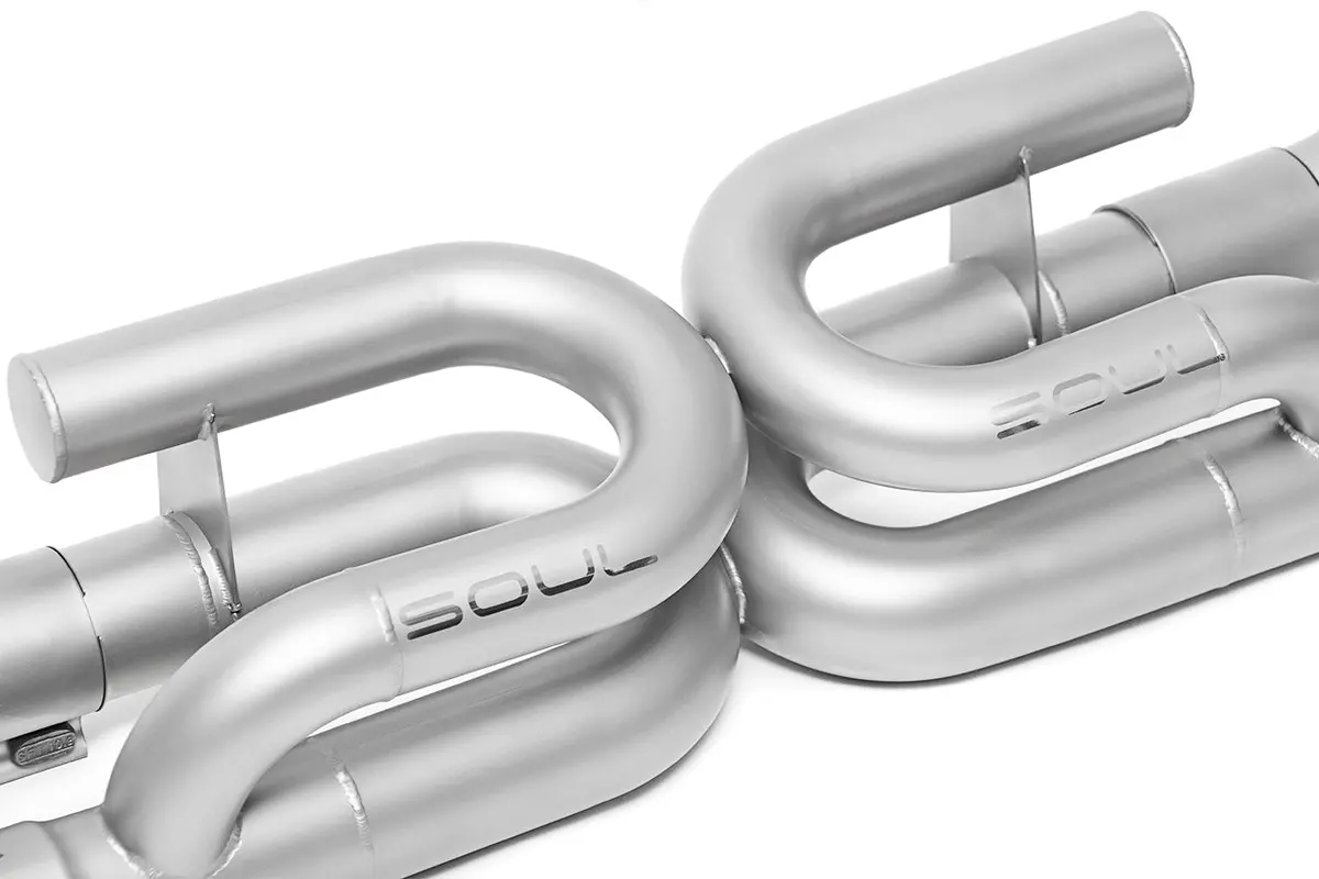 Soul 17-19 Porsche 991.2 Carrera Non-Pse Street Pkg (Perf. Exhaust W/ Dts + Cats) Cf Tips 1