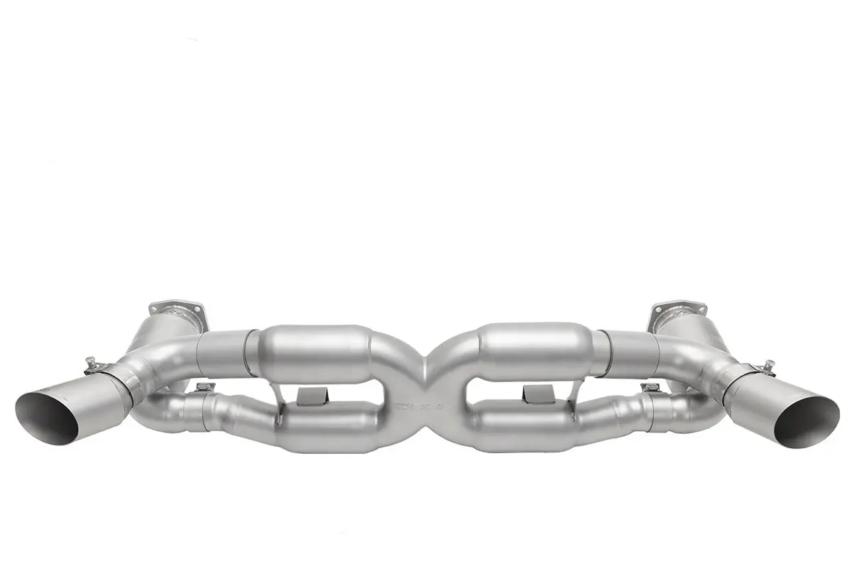 Soul 10-12 Porsche 997.2 Turbo Sport X-Pipe Exhaust - Gt2 Style Sig Satin Tips 1