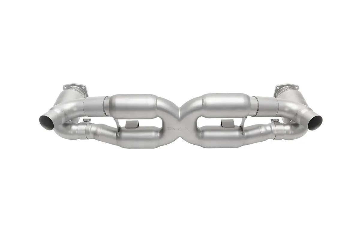 Soul 10-12 Porsche 997.2 Turbo Sport X-Pipe Exhaust - Gt2 Style Satin Black Tips 2
