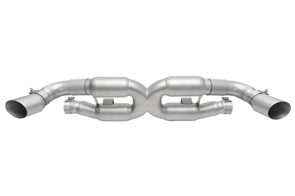 Soul 10-12 Porsche 997.2 Turbo X-Pipe Exhaust - Gt2 Style Brushed Tips 1