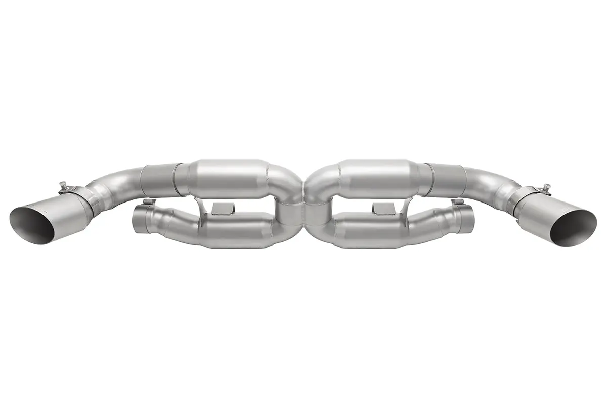 Soul 10-12 Porsche 997.2 Turbo X-Pipe Exhaust - Gt2 Style Sig Satin Tips 1