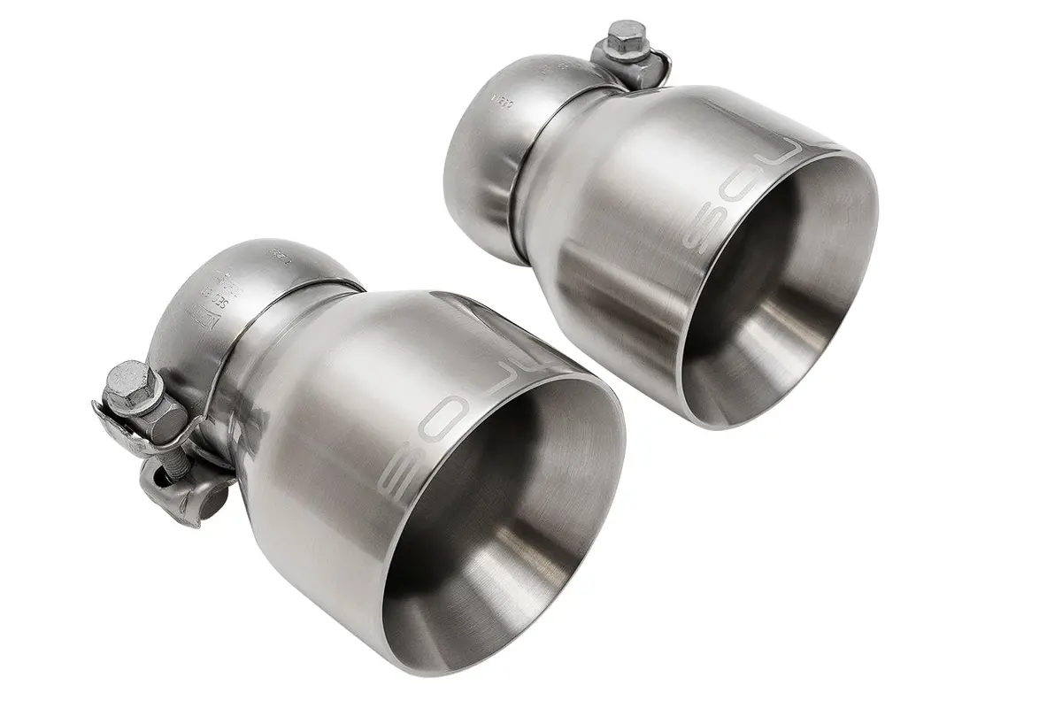 Soul 2020+ Porsche 718 Gt4 / Spyder / Gts 4.0L Bolt On Exhaust Tips - Brushed Finish Straight Cut 1
