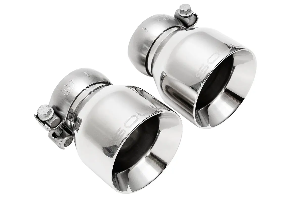 Soul 2020+ Porsche 718 Gt4 / Spyder / Gts 4.0L Bolt On Exhaust Tips - Polished Straight Cut 1