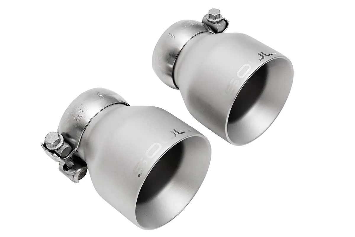 Soul 2020+ Porsche 718 Gt4 / Spyder / Gts 4.0L Bolt On Exhaust Tips - Sig Satin Straight Cut 1