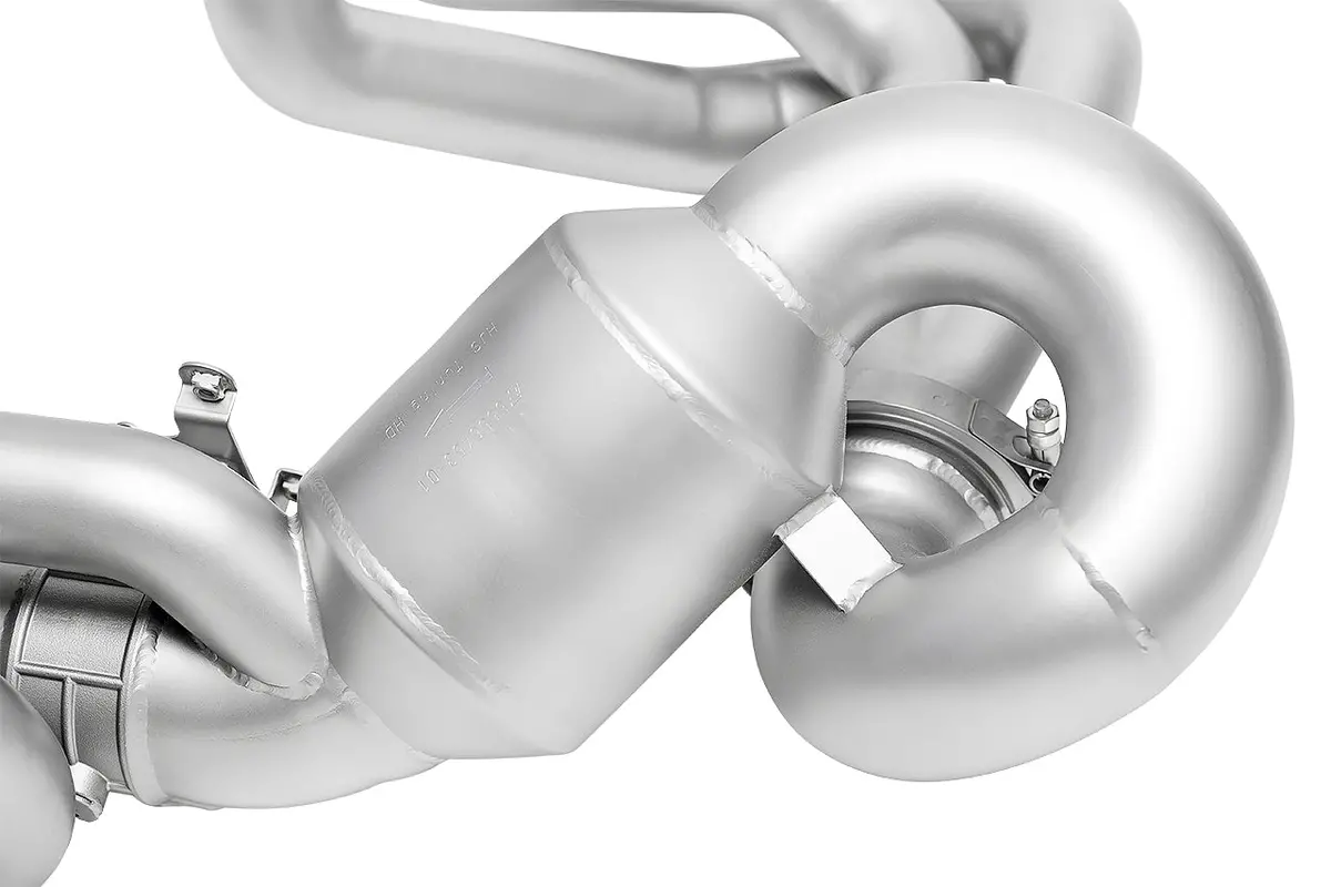 Soul 2022 Porsche 992 Gt3 Catted Valved Exhaust Package - 4In Slash Cut Satin Black Tips 2