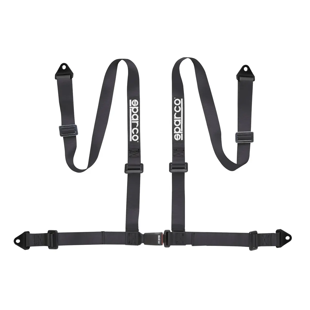 Sparco 4-Point Racing Seat Harness (Black) 2