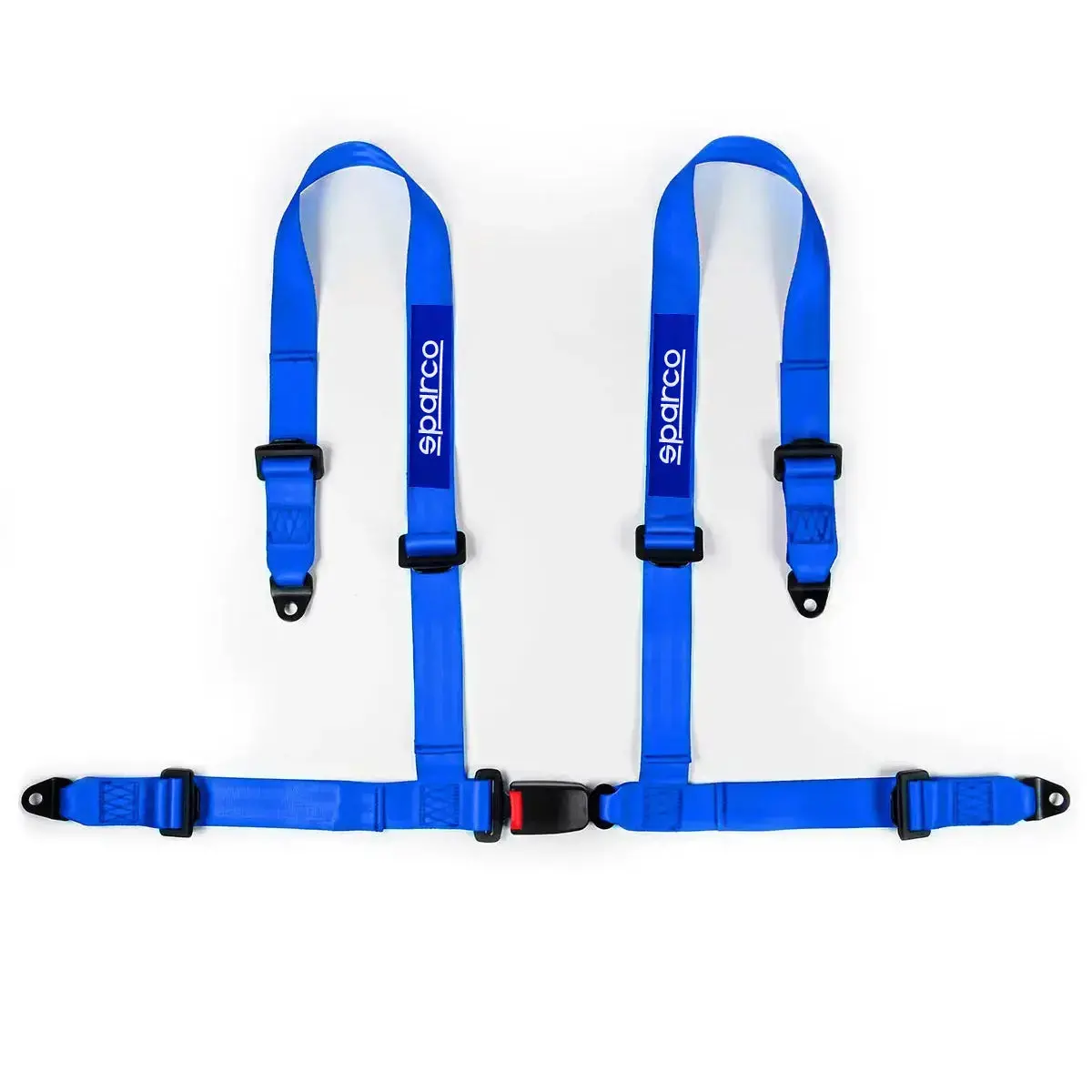 Sparco 4-Point Racing Seat Harness (Blue) 1