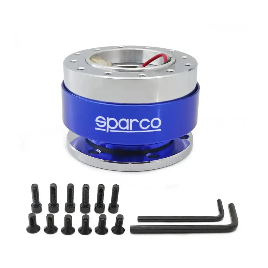 Sparco Quick Release Steering Wheel Hub Kit (Blue) 1
