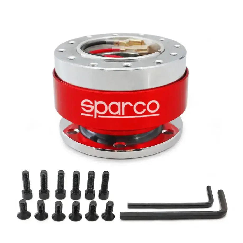 Sparco Quick Release Steering Wheel Hub Kit (Red) 1