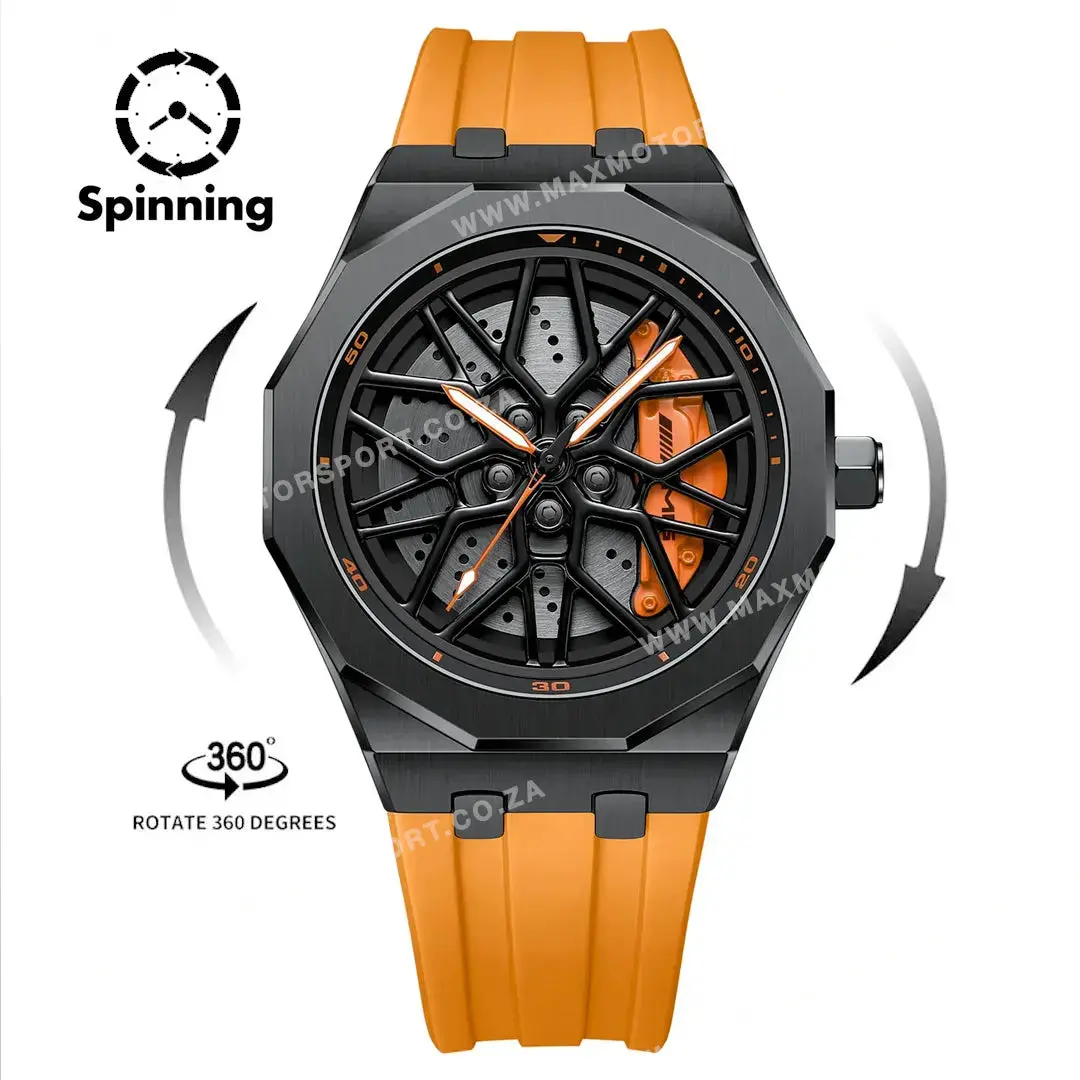 Sports Car Rim Wheel Watch - Benz G55 Spinning Face 1