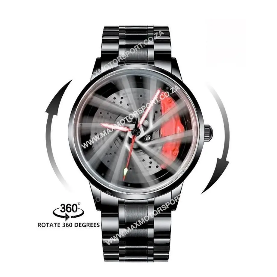 Sports Car Rim Wheel Watch - Golf 7.5 Spinning Face 1