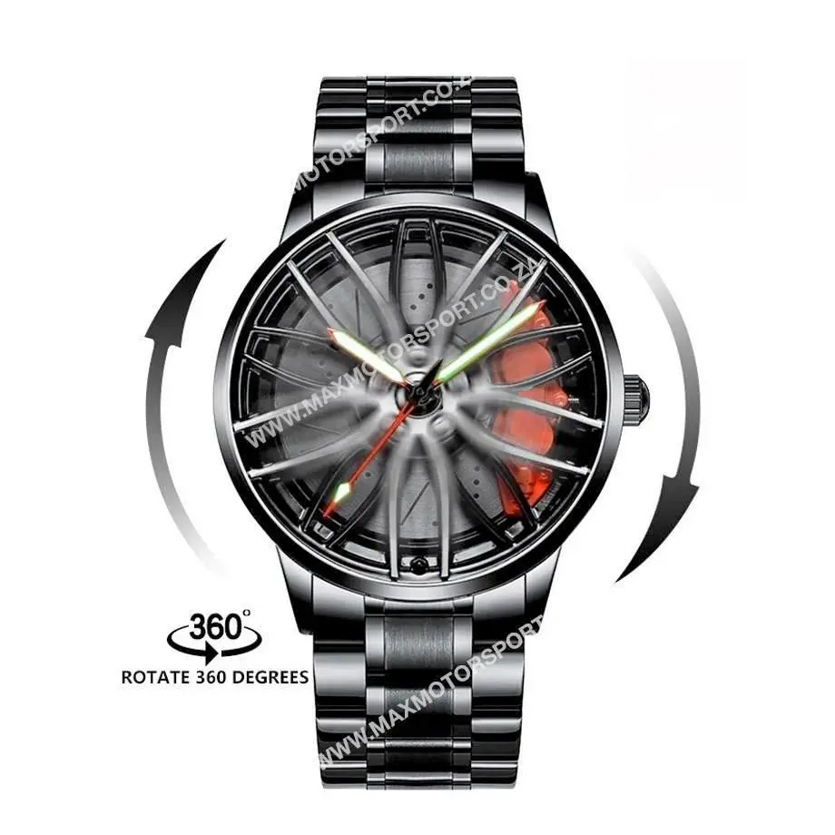 Sports Car Rim Wheel Watch - M4 Spinning Face 1