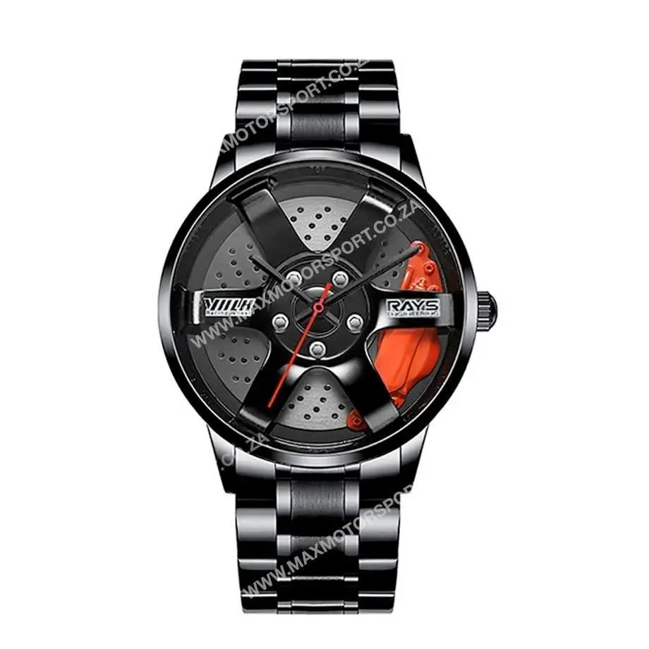 Sports Car Rim Wheel Watch - Rays Volk Te37 1