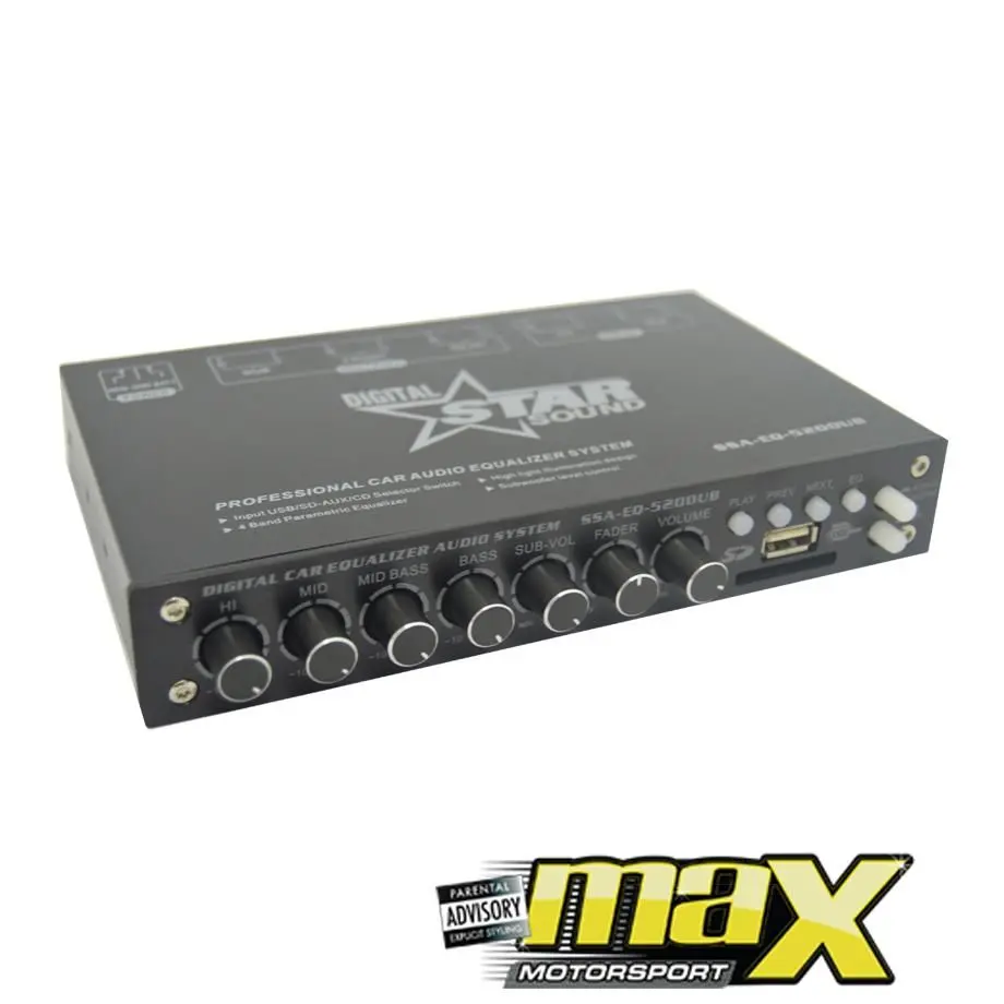 Star Sound 4 Band Equalizer With Usb Input 1
