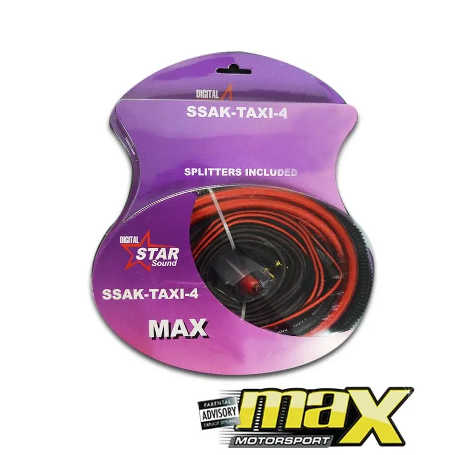 Star Sound 4 Gauge Taxi Wiring Kit 1