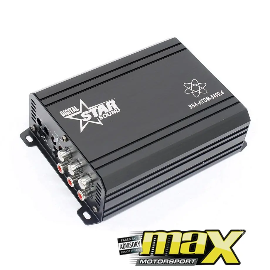 Star Sound Atom Series Micro 4-Channel Amplifier (6400W) 1