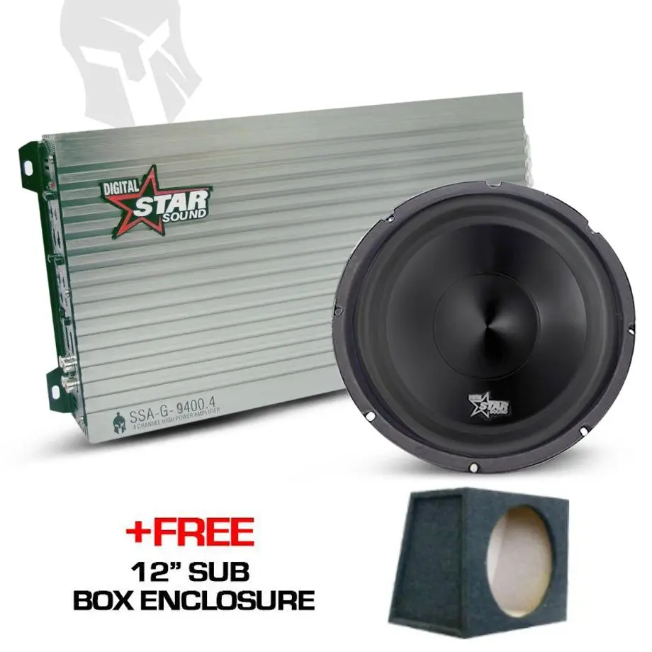 Star Sound Gladiator Audio Combo + Free Sub Box 1