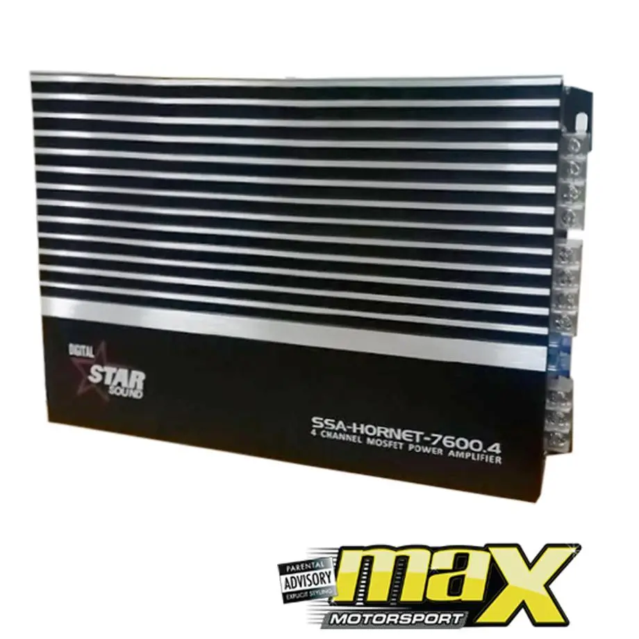 Star Sound Hornet 4-Channel Amplifier (7600W) 1