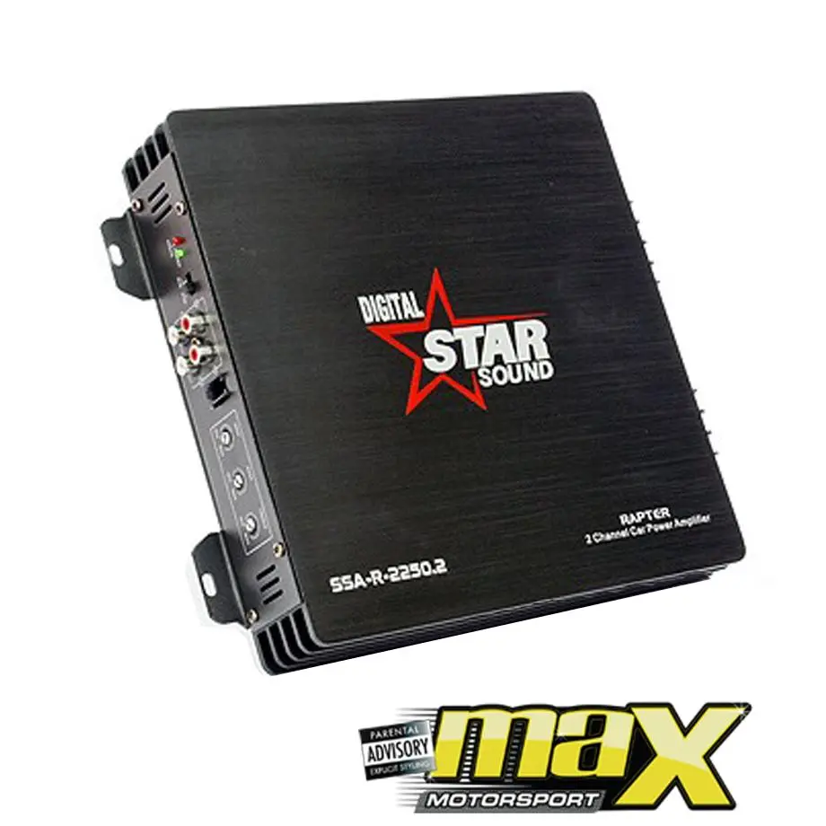Star Sound Rapter Series 2-Channel Amplifier (2250W) 1