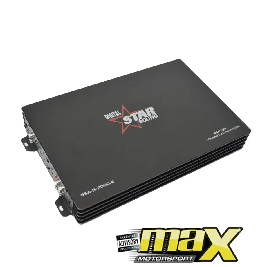 Star Sound Rapter Series 7000W 4 Channel Amplifier 1