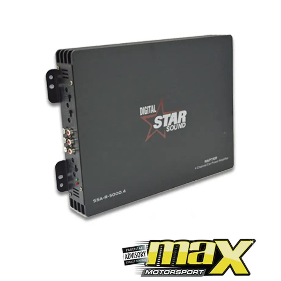 Star Sound Raptor Series Amplifier 5000W 4 Channel 1
