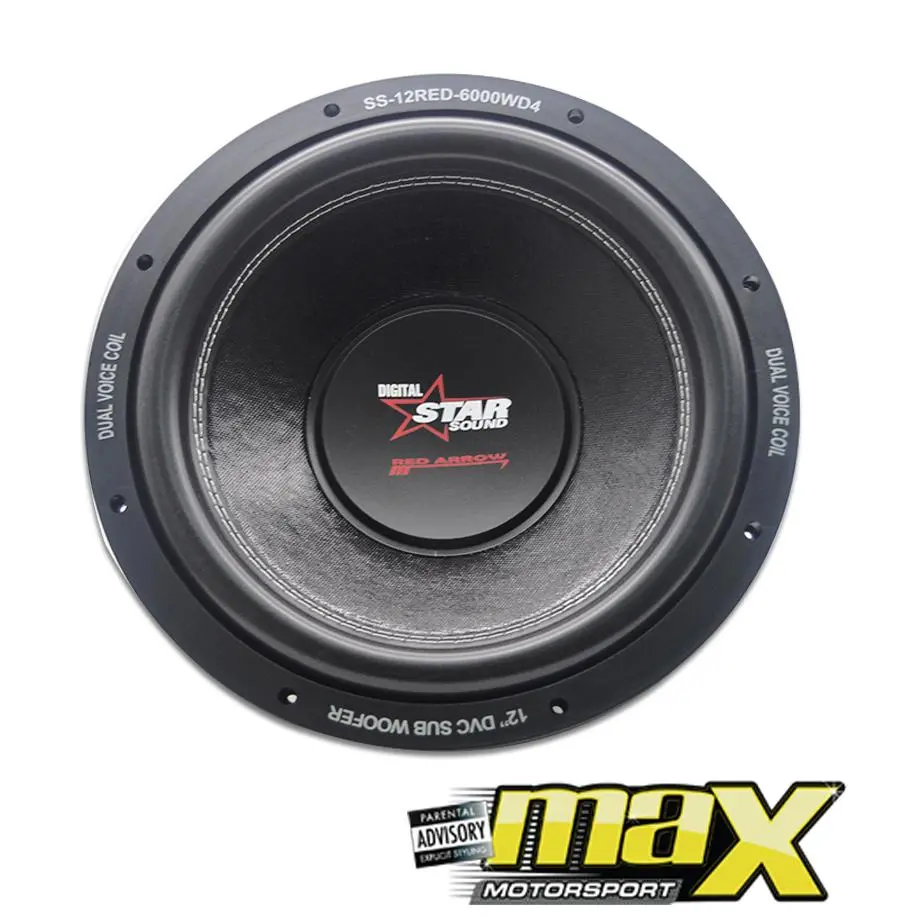 Star Sound Red Arrow 12" Dvc Subwoofer (6000W) 1