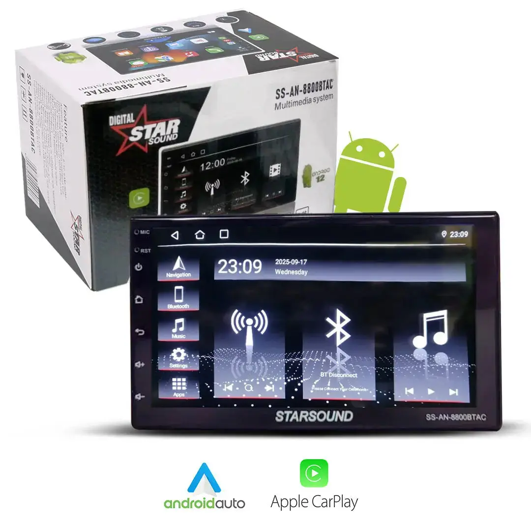 Star Sound Ss-An-8800Btac 7 Inch Android Multi-Media System With Android Auto & Apple Car Play 1