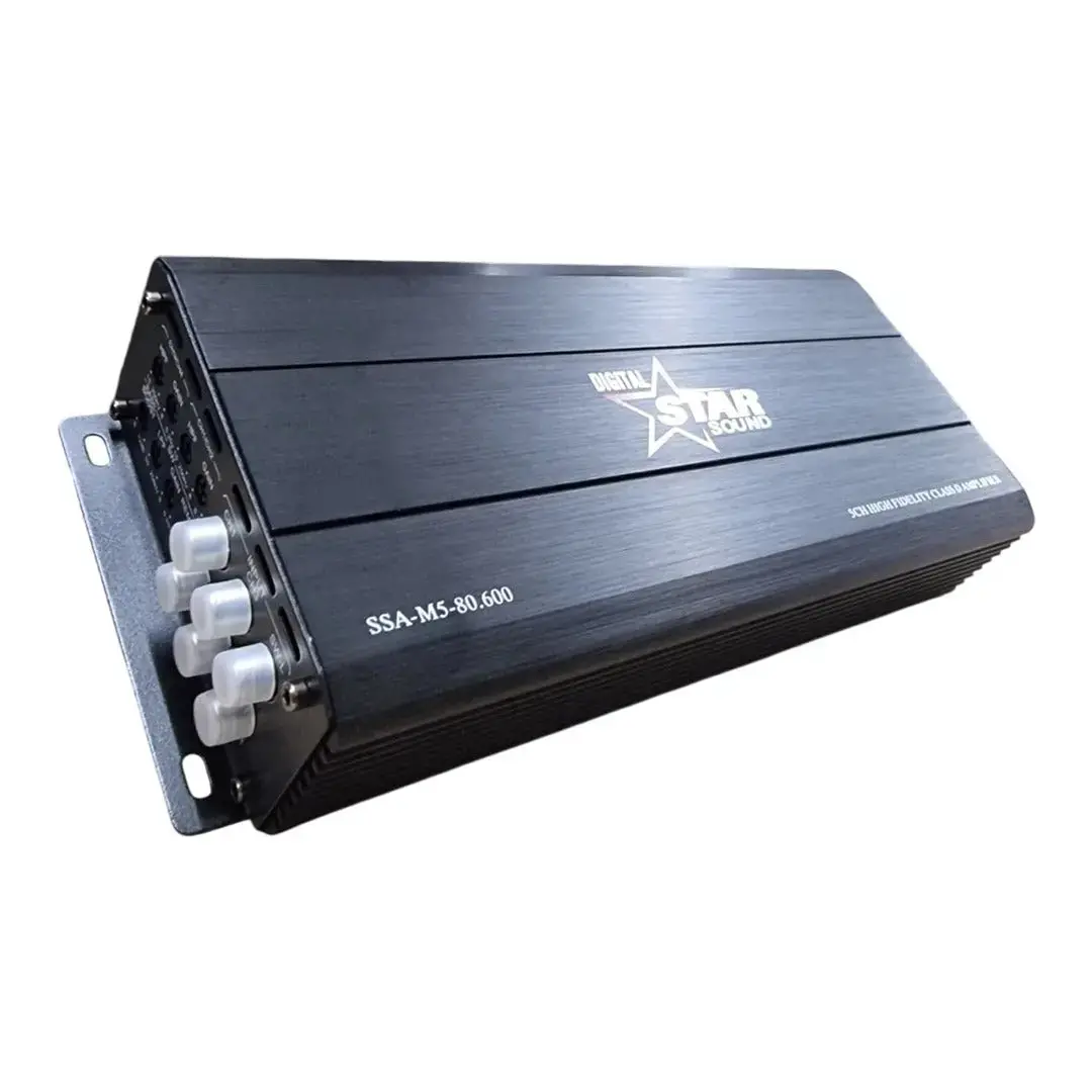 Star Sound Ssa-M5-80-600 High Fidelity Class-D 5-Channel Amplifier 1