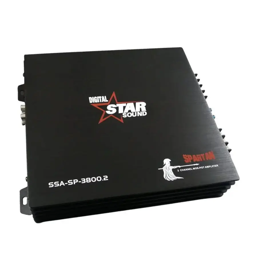 Star Sound Ssa-Sp-3800.2 Spartan Series 2-Channel Amplifier 1