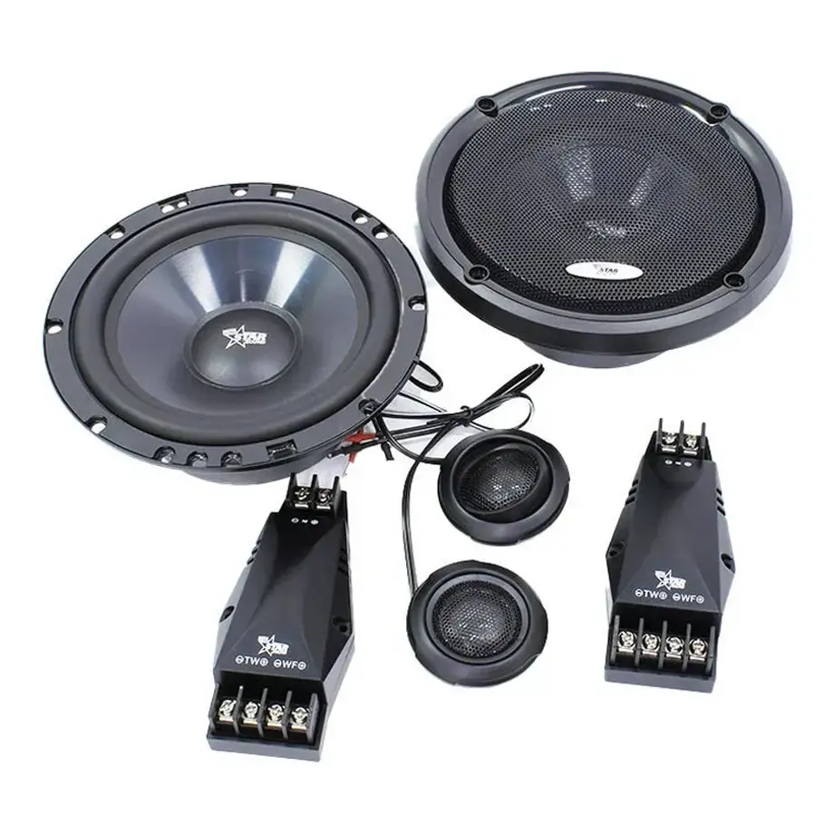 Star Sound Ssd-652C Digital Series 6.5" 2-Way Component Split System - 90W Rms 1
