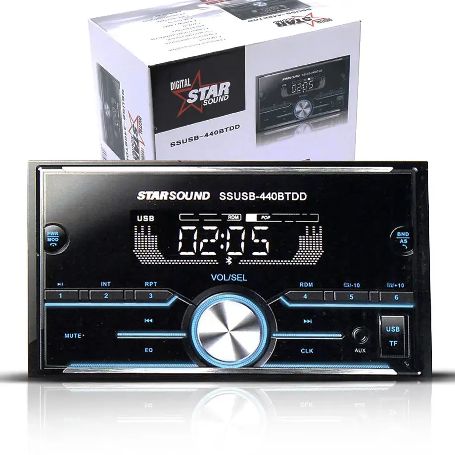 Star Sound Ssusb-440Btdd Double Din Media Player With Bluetooth 1