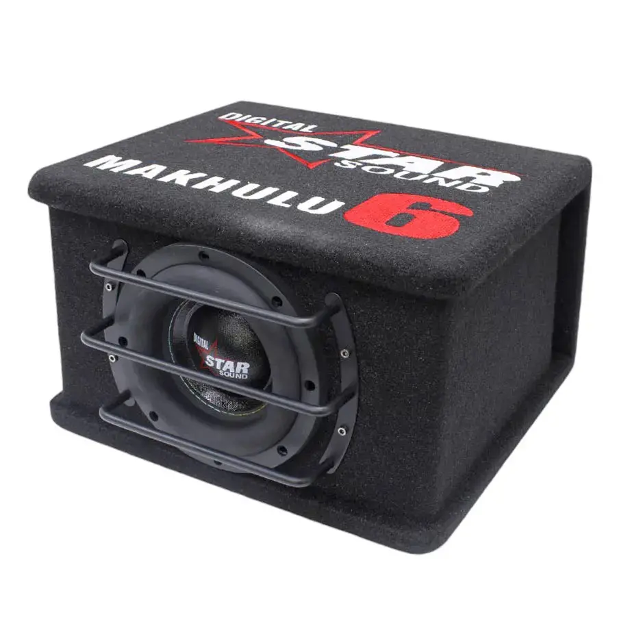 Star Sound Ssw-Mk-6000A Makhulu Series 6.5″ Compact Subwoofer Enclosure With Built-In Amplifier - 300W Rms 1