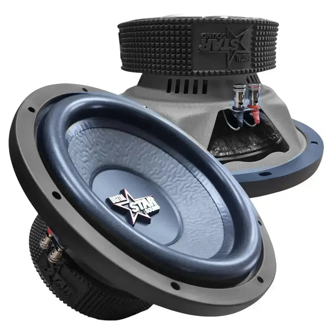 Star Sound Ssw-S12-13500D2 12" Grey Cone D2 Dvc Subwoofer - 13500W 1