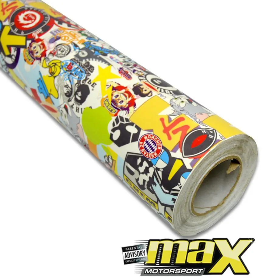 Sticker B-Omb Vinyl Wrap (1M X 1M) 1