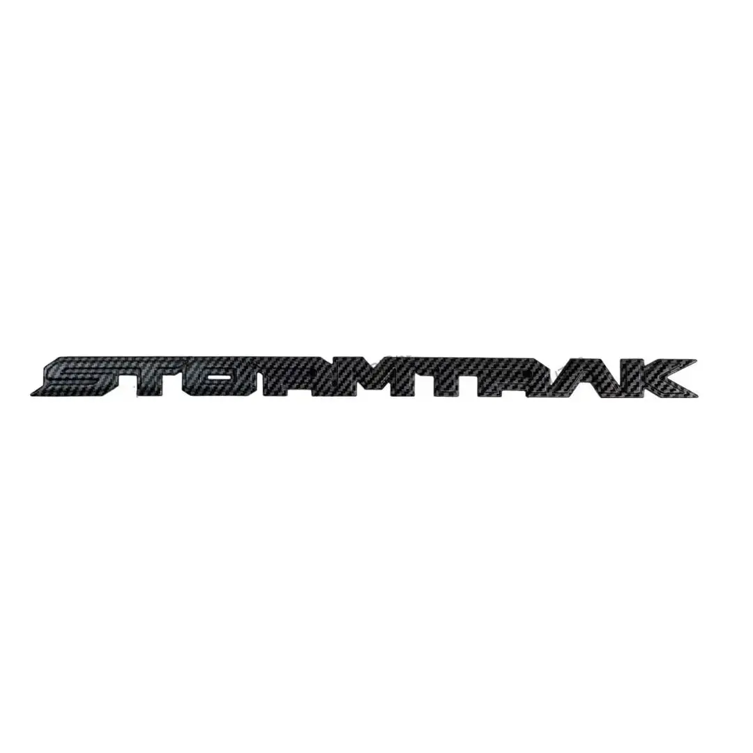 Stormtrak Lettering Badge - (Carbon Look) 1