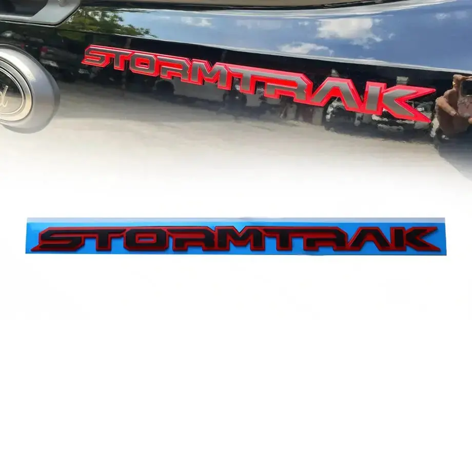 Stormtrak Lettering Badge - (Red & Black) 1