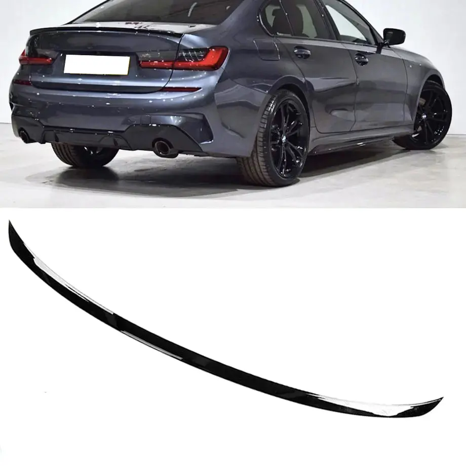 Suitable To Fit - Bm G20 3-Series Slim Performance Style Gloss Black Boot Spoiler 1