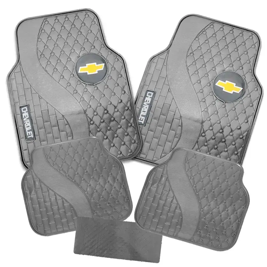 Suitable To Fit - Chevrolet 5-Piece Rubber Car Mats 1
