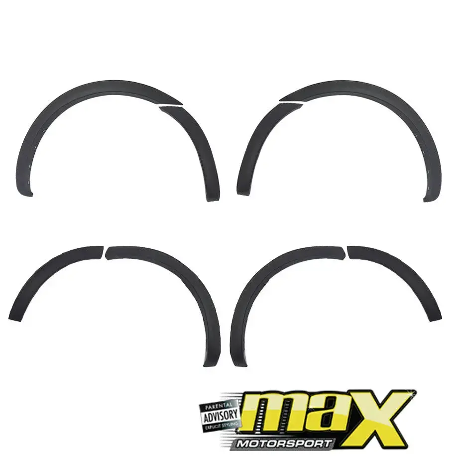 Suitable To Fit Everest (2015-On) Matte Black Smooth Plastic Slim Arches 1