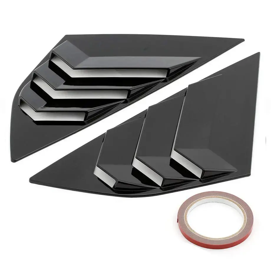 Suitable To Fit - Focus St / Rs (12-18) Gloss Black Plastic Side Window Louver 1