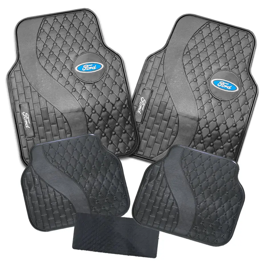 Suitable To Fit - Ford 5-Piece Rubber Car Mats 1