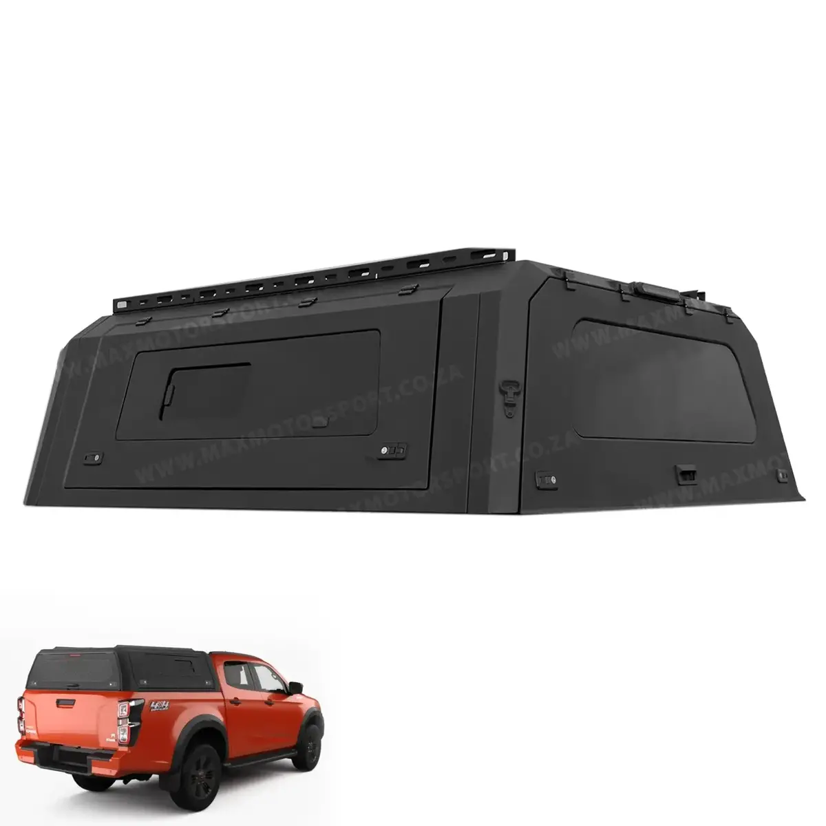 Isuzu D-Max (19-On) - Aluminium Canopy Urban Edition With Windows 1