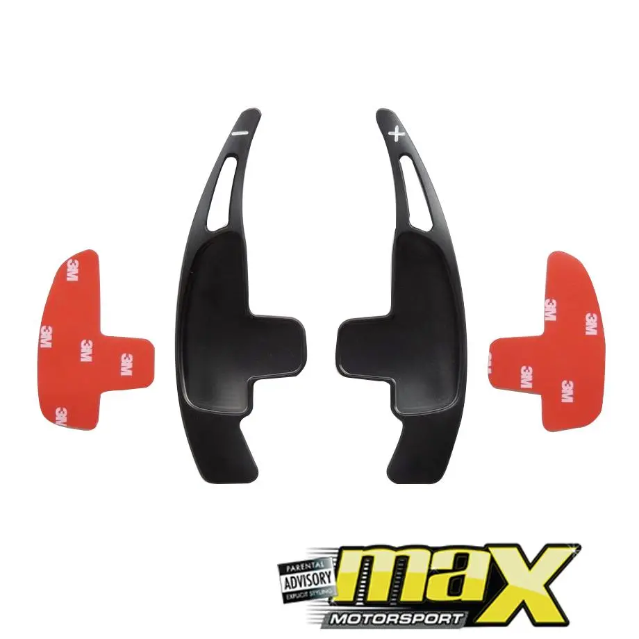 Suitable To Fit Merc Black Aluminium Paddle Shift Extensions 1