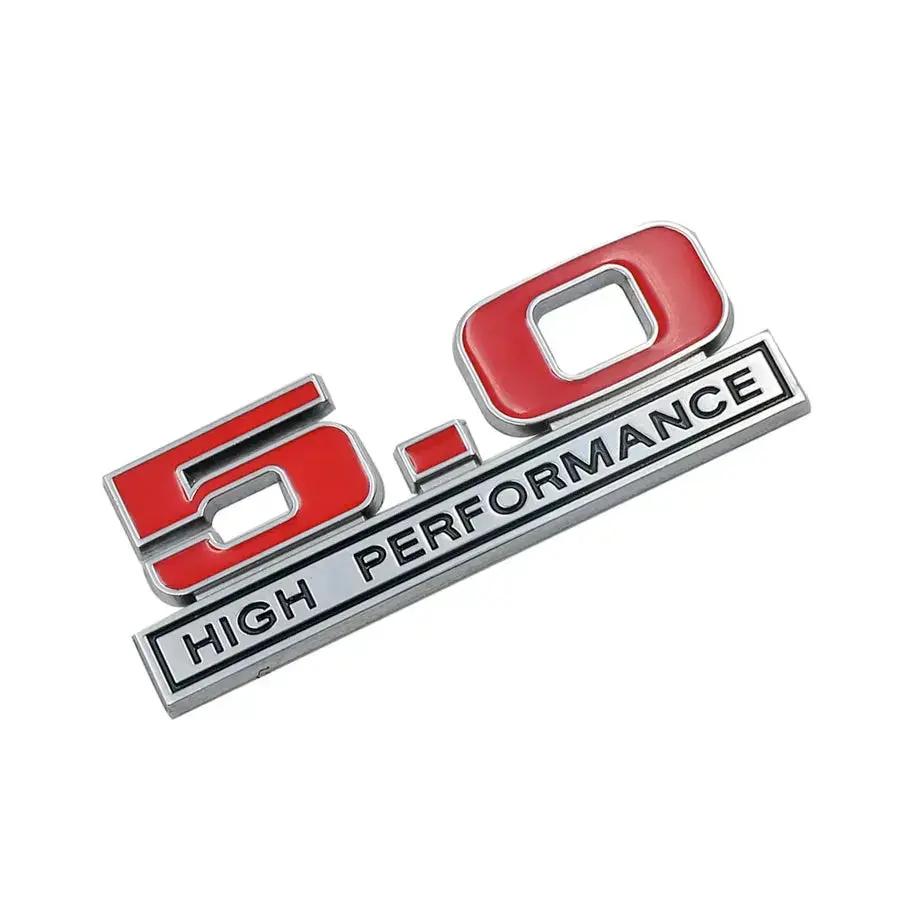 Suitable To Fit - Mustang 5.0 High Performance Badge (Red) 1