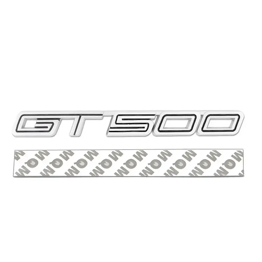 Suitable To Fit - Mustang Gt500 Fender Emblem Badge (Black) 1